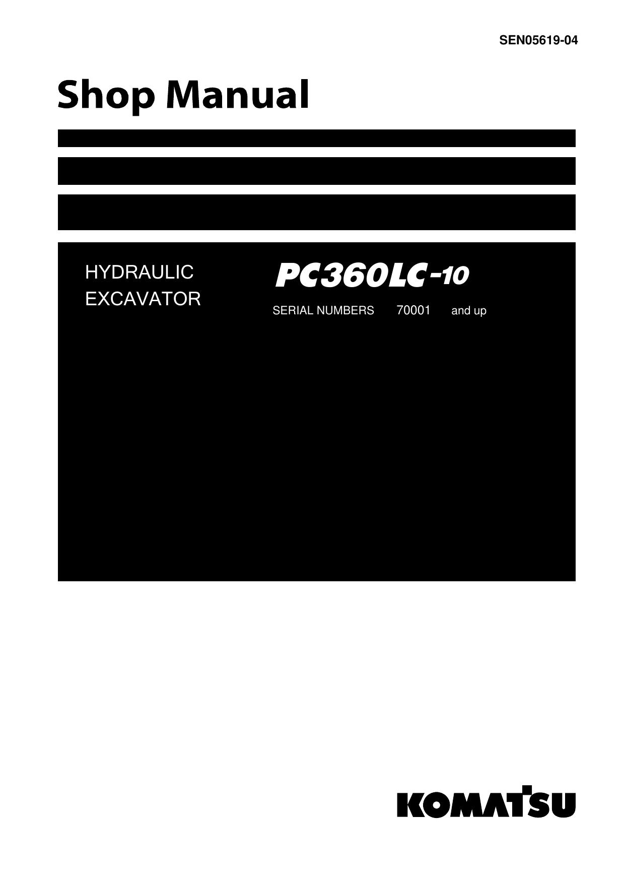 Shop Manual PC360LC-10